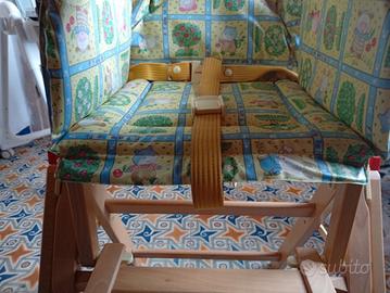  Seggiolone Foppapedretti in Legno - Ottime Condiz