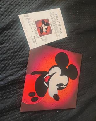 Kino Mistral quadro Topolino 30x30 con certificato