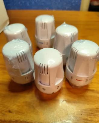 Set di 6 termostati per termosifoni da riscaldamen