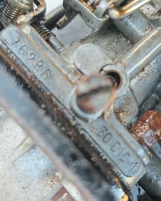 carburatore auto  weber  doppio corpo 