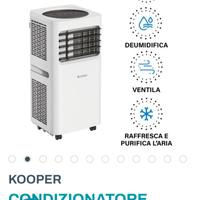 condizionatore portatile + guarnizione finestra 