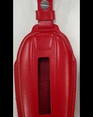 Custodia Cover Chiave Ferrari in Pelle Rossa 