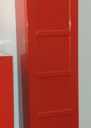 Mobile colonna IKEA rosso ideale bagno ma non solo