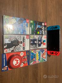 Nintendo Switch 2023 + 5 giochi ed accessori