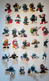 Lotto 29 Puffi vintage anni 70/80 + varianti