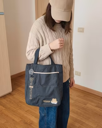 Borsa Tote Y2K KUKUMALU "I'm Flying" 🐾 Kawaii