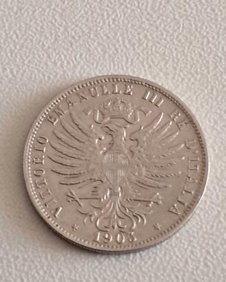 25 Centesimi 1903 coda corta Rara