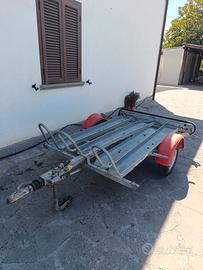 Carrello porta moto 3 posti
