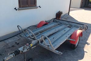 Carrello porta moto 3 posti