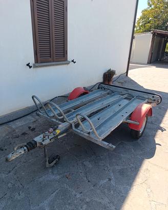 Carrello porta moto 3 posti