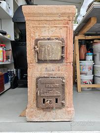 Rara stufa d’epoca in terracotta, Fumisteria Forli