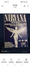 locandina concerto nirvana stampa