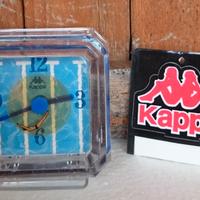 Orologio pubblicità KAPPA cm. 7x7 nuovo preciso