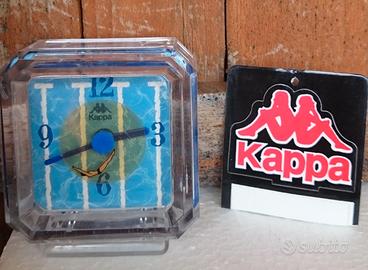 Orologio pubblicità KAPPA cm. 7x7 nuovo preciso