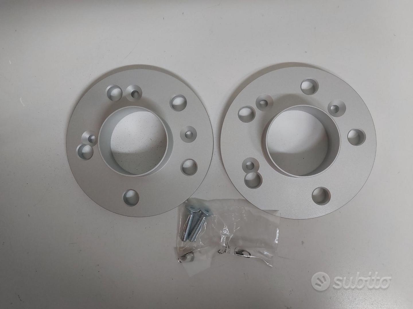 ATHENA.. Coppia DISTANZIALI Ruote 12 MM. COMPATIBILI con Punto 188 dal 2000 al 2009 con BULLONI in Acciaio
