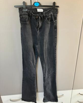 Jeans a zampa neri