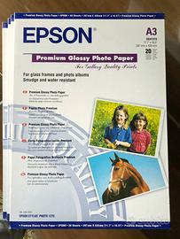Carta fotografica Epson Glossy Photo Paper A3