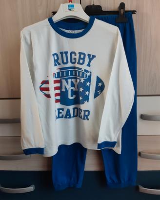 Pigiama bianco blu bambino Ovs Taglia 5/6 anni