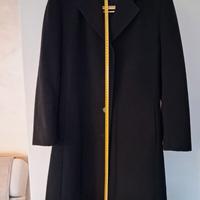 Cappotto donna nero lana e kashmire tg 46