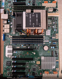 kit server motherboard supermicro + CPU + RAM