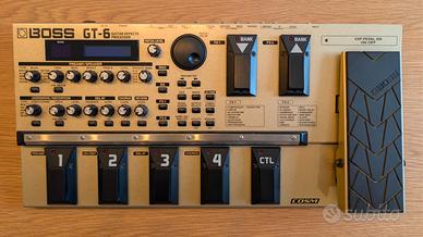 Boss GT6 Pedaliera Multieffetto per Chitarra