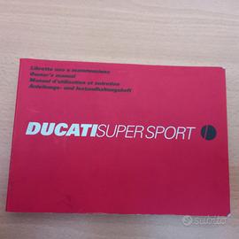 DUCATI 750 SS  libretto manutenzione  e sella