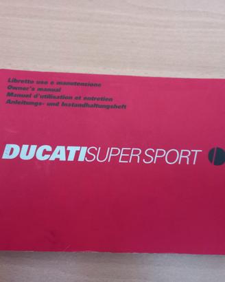 DUCATI 750 SS  libretto manutenzione  e sella