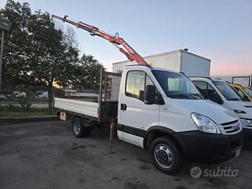 Iveco 35c12 Cassone Fisso e Gru
