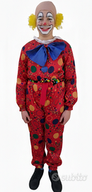 VESTITO PAGLIACCIO + MASCHERA CAPITAN AMERICA