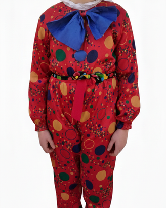 VESTITO PAGLIACCIO + MASCHERA CAPITAN AMERICA