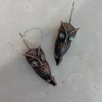 Orecchini gufo bronzo ?