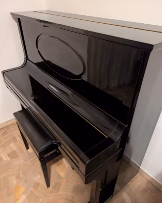 Pianoforte vert. tedesco - avorio,meccanica Langer