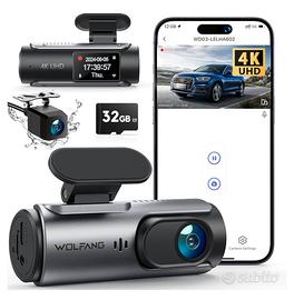 Dash Cam Auto 4K (Avanti e indietro)