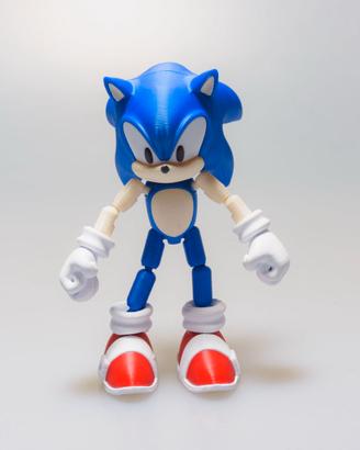 Action Figure Sonic snodabile (Stampa 3D)