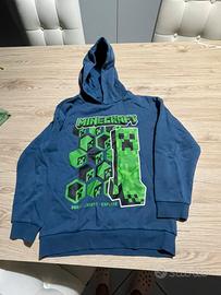 Felpa con cappuccio Minecraft Bambino