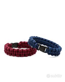 Coppia di braccialetti in paracord – fatti a mano