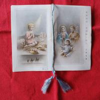 RARO SANTINO A LIBRETTO CON CALENDARIO DEL 1946.