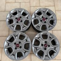 CERCHI IN LEGA  DA 15  FIAT PANDA