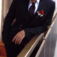 Abito sposo - nero bordeaux - Taglia 48