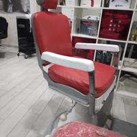 poltrona da barbiere vintage