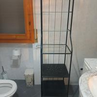 mobile bagno e vetrina in vetro e ferro 