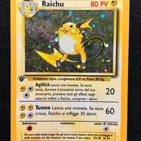 Pokemon Raichu 14/102 Set Base ITA 1 edizione