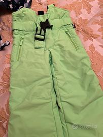 Salopette da sci bambino Mc Kenley tg. 4 anni lime