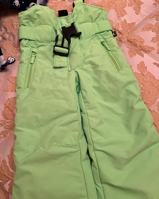 Salopette da sci bambino Mc Kenley tg. 4 anni lime