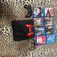Play station 4 con joystick e 8 giochi