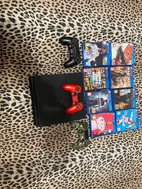 Play station 4 con joystick e 8 giochi