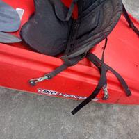 2 Kayak BIC monoposto con pagaia e sedile