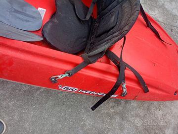 2 Kayak BIC monoposto con pagaia e sedile