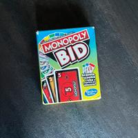 Monopoly Bid Gioco di Carte Hasbro Gaming