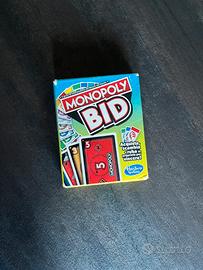 Monopoly Bid Gioco di Carte Hasbro Gaming